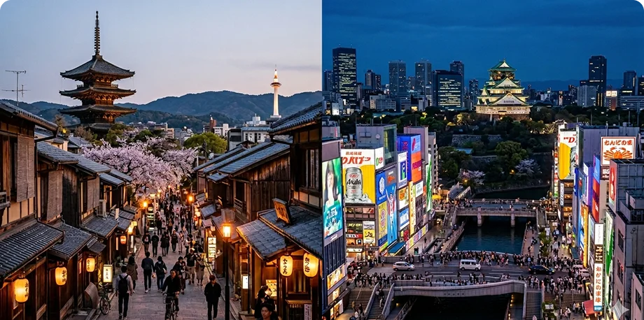 Kyoto & Osaka